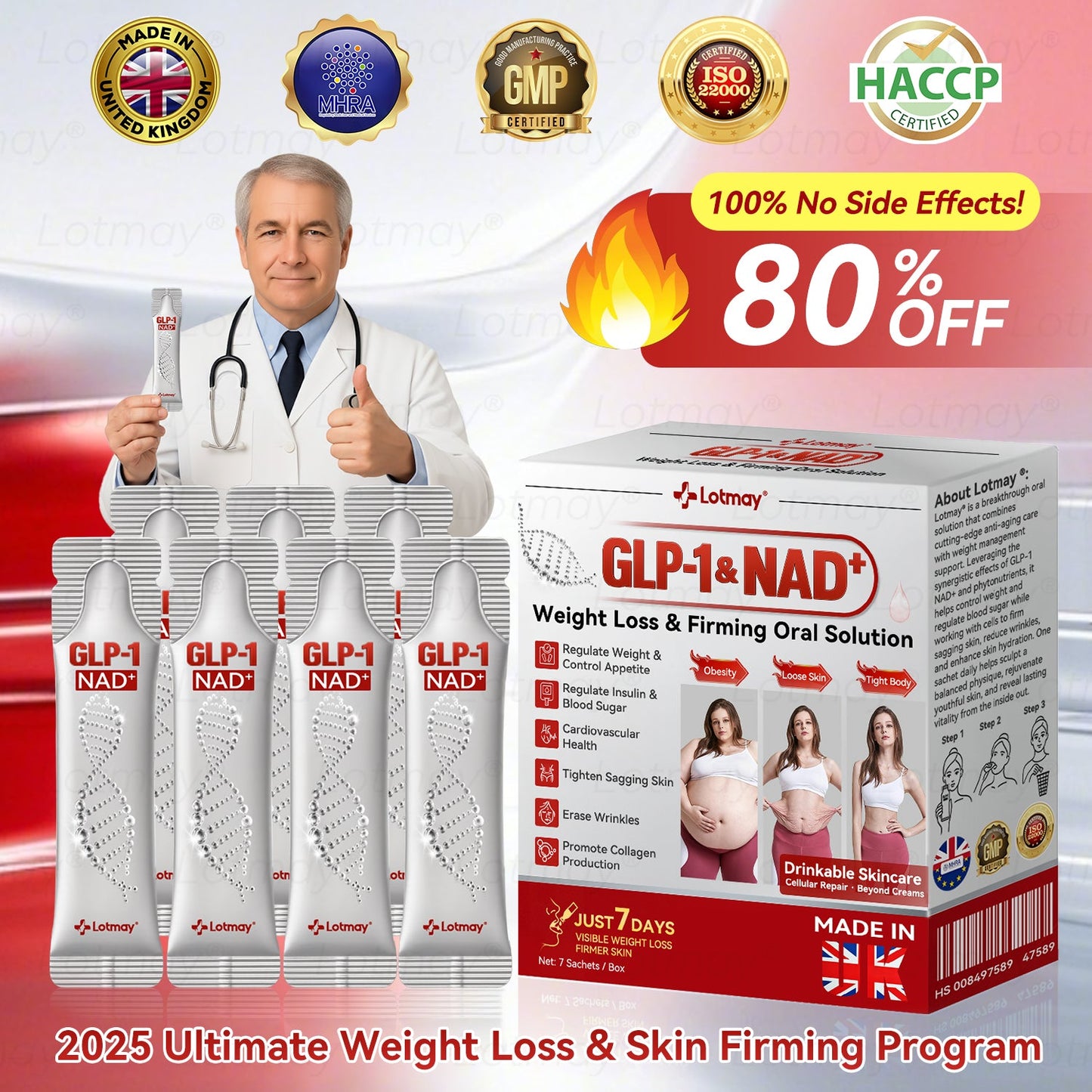 𝑶𝒇𝒇𝒊𝒄𝒊𝒂𝒍 𝑺𝒕𝒐𝒓𝒆 | 𝑳𝒐𝒕𝑚𝒂𝑦®⚡𝐺𝑳𝑷-1 & 𝑵𝑨𝑫+ 𝑆𝑖𝑥-𝑖𝒏-𝑶𝒏𝒆 𝑾𝒆𝒊𝒈𝒉𝒕 𝑳𝒐𝒔𝒔 & 𝑭𝒊𝒓𝒎𝒊𝒏𝒈 𝑶𝒓𝒂𝒍 𝑺𝒐𝒍𝒖𝒕𝒊𝒐𝒏 (𝑶𝒏𝒄𝒆 𝒅𝒂𝒊𝒍𝒚 – 𝒗𝒊𝒔𝒊𝒃𝒍𝒆 𝒄𝒉𝒂𝒏𝒈𝒆𝒔 𝒘𝒊𝒕𝒉𝒊𝒏 7 𝒅𝒂𝒚𝒔) 𝑭𝒐𝒓 𝒎𝒆𝒕𝒂𝒃𝒐𝒍𝒊𝒔𝒎, 𝒇𝒂𝒕 𝒍𝒐𝒔𝒔, 𝒔𝒌𝒊𝒏 𝒇𝒊𝒓𝒎𝒏𝒆𝒔𝒔, 𝒃𝒍𝒐𝒐𝒅 𝒔𝒖𝒈𝒂𝒓 𝒃𝒂𝒍𝒂𝒏𝒄𝒆, 𝒋𝒐𝒊𝒏𝒕 𝒄𝒐𝒎𝒇𝒐𝒓𝒕, 𝒂𝒏𝒅 𝒎𝒐𝒓𝒆