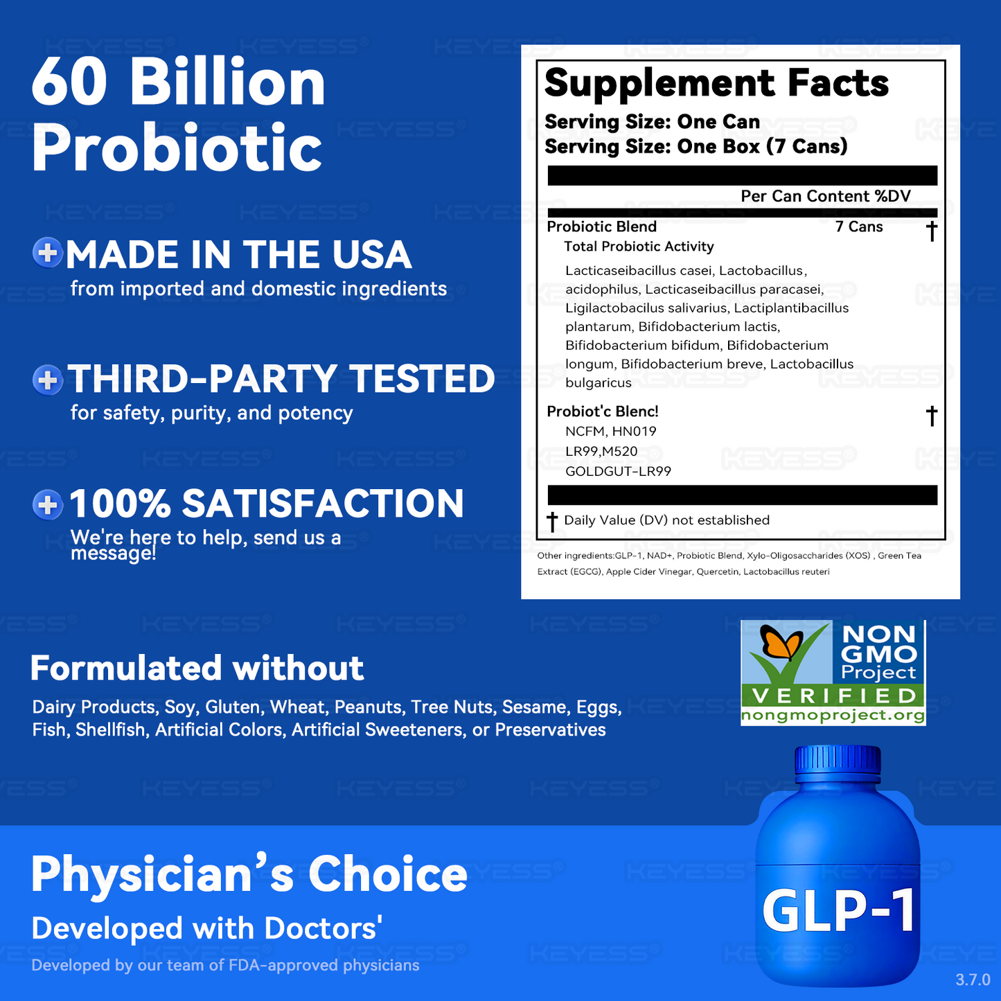 𝑲𝒆𝒚𝒆𝒔𝒔®💎𝑮𝑳𝑷-1 𝑷𝒓𝒐𝒃𝒊𝒐𝒕𝒊𝒄 𝑭𝒖𝒍𝒍-𝑩𝒐𝒅𝒚 𝑺𝒄𝒖𝒍𝒑𝒕𝒊𝒏𝒈 & 𝑯𝒆𝒂𝒍𝒕𝒉 𝑩𝒐𝒐𝒔𝒕 𝑳𝒊𝒕𝒕𝒍𝒆 𝑩𝒍𝒖𝒆 𝑱𝒂𝒓